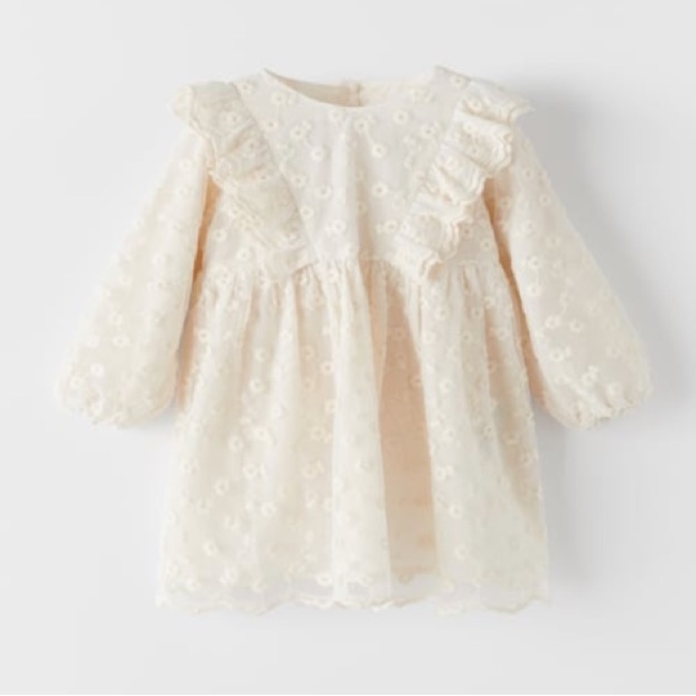 Zara Embroidered Dress